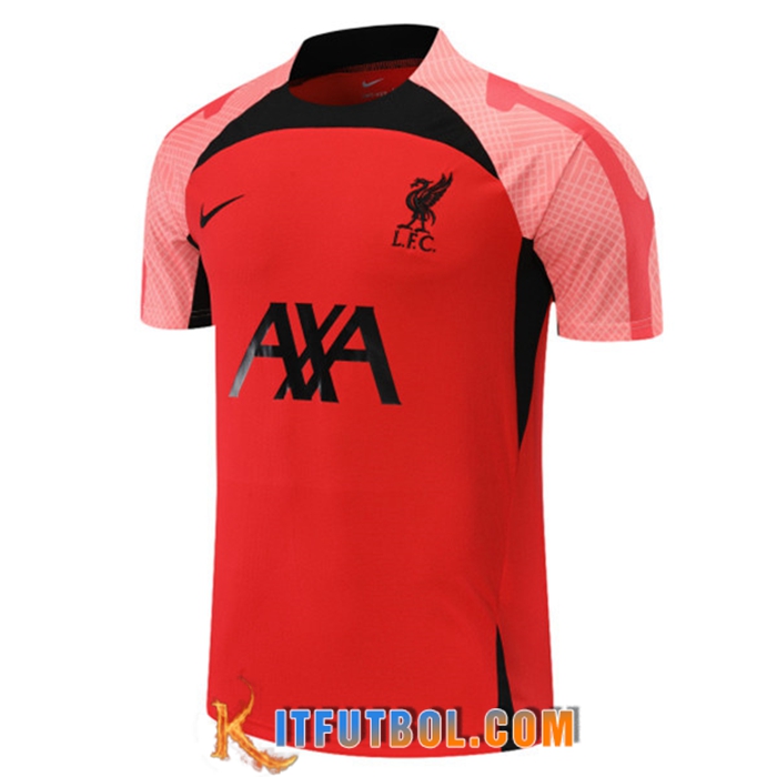 Camiseta Entrenamiento FC Liverpool Rojo/Rosa 2022/2023