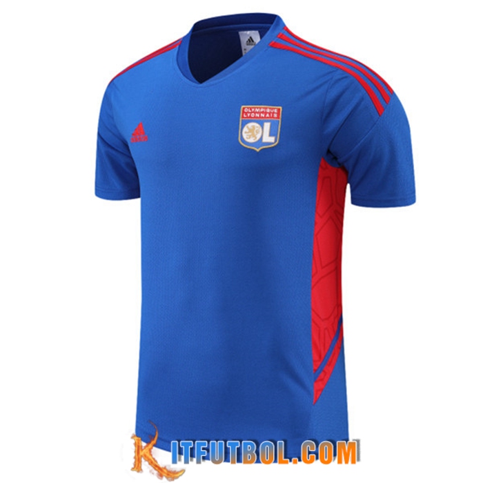 Camiseta Entrenamiento Lyon OL Azul 2022/2023
