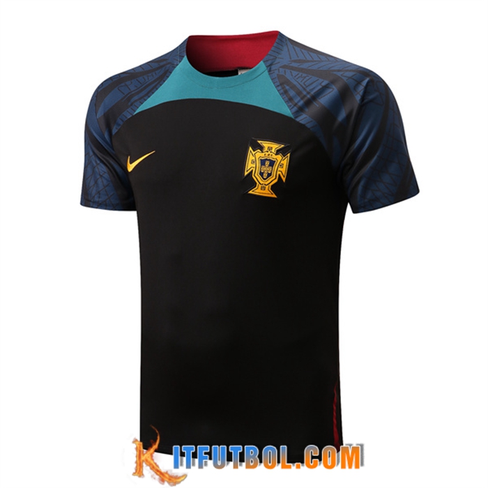 Camiseta Entrenamiento Portugal Negro 2022/2023