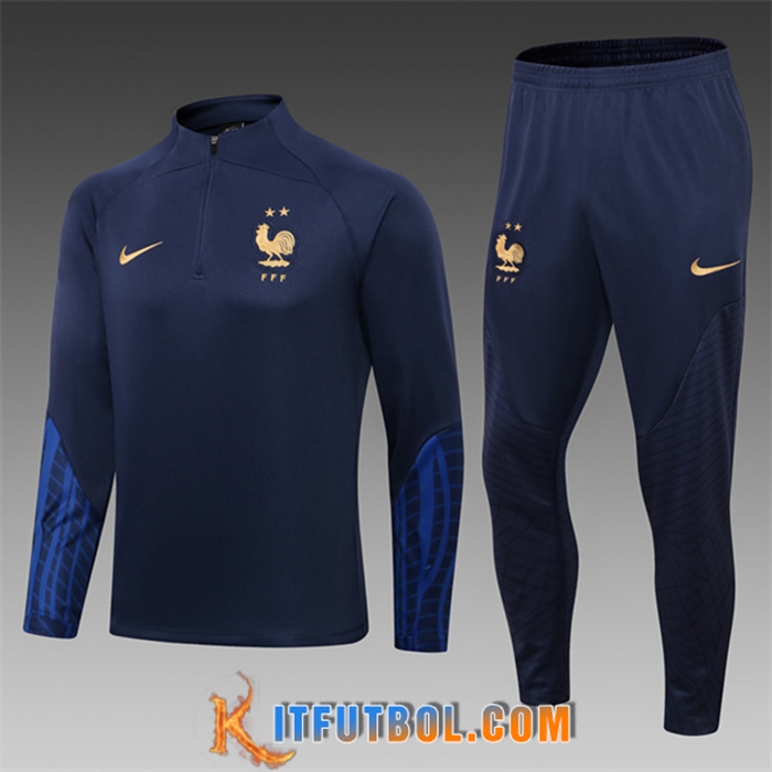 Chandal Equipos De Futbol Francia Ninos Azul marino 2022/2023