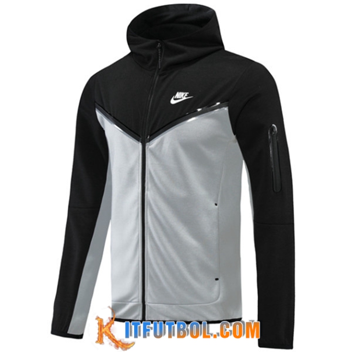 Chaqueta Con Capucha Nike Negro/Gris 2022/2023