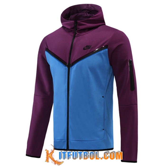 Chaqueta Con Capucha Nike Azul/Púrpura 2022/2023
