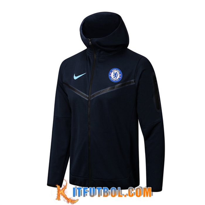 Chaqueta Con Capucha FC Chelsea Azul marino 2022/2023