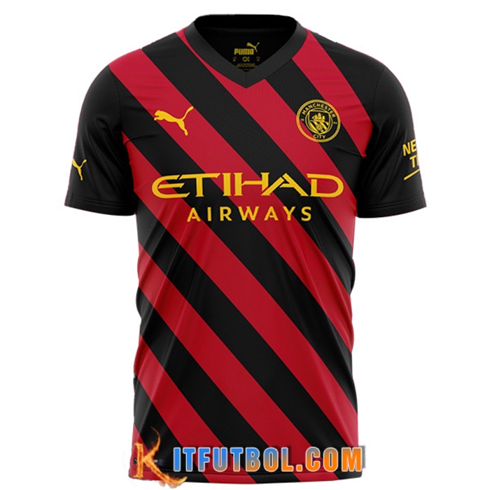 Camisetas De Futbol Manchester City Segunda 2022/2023