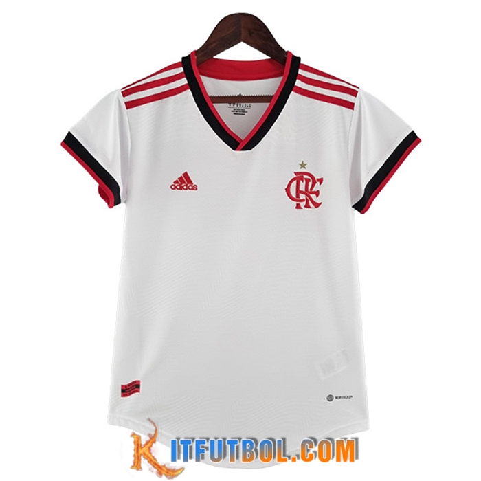 Camisetas De Futbol Flamengo Mujer Segunda 2022/2023