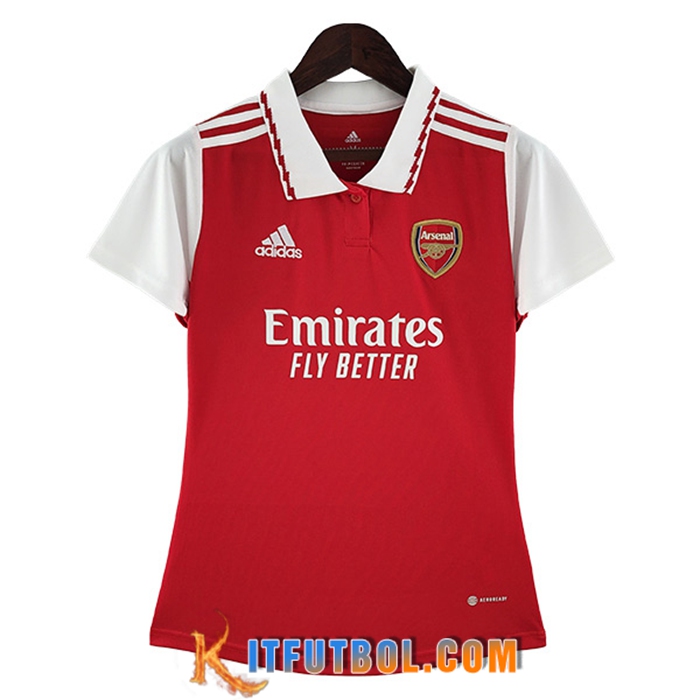 Camisetas De Futbol Arsenal Mujer Primera 2022/2023