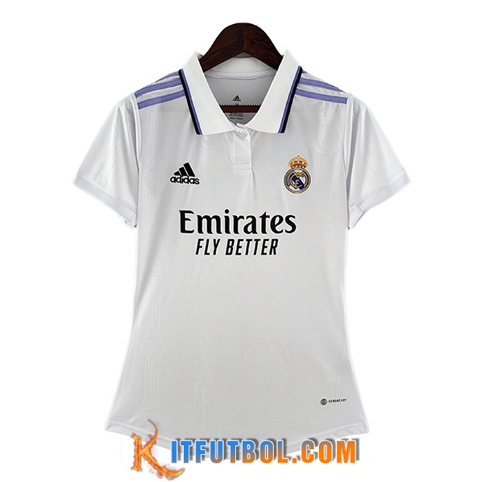Camisetas De Futbol Real Madrid Mujer Primera 2022/2023