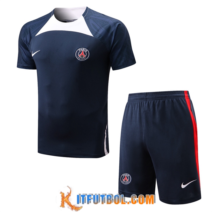 Camiseta Entrenamiento + Cortos PSG Azul marino 2022/2023