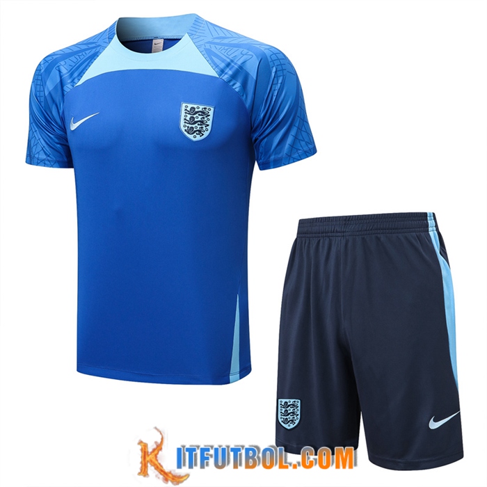 Camiseta Entrenamiento + Cortos Inglaterra Azul 2022/2023