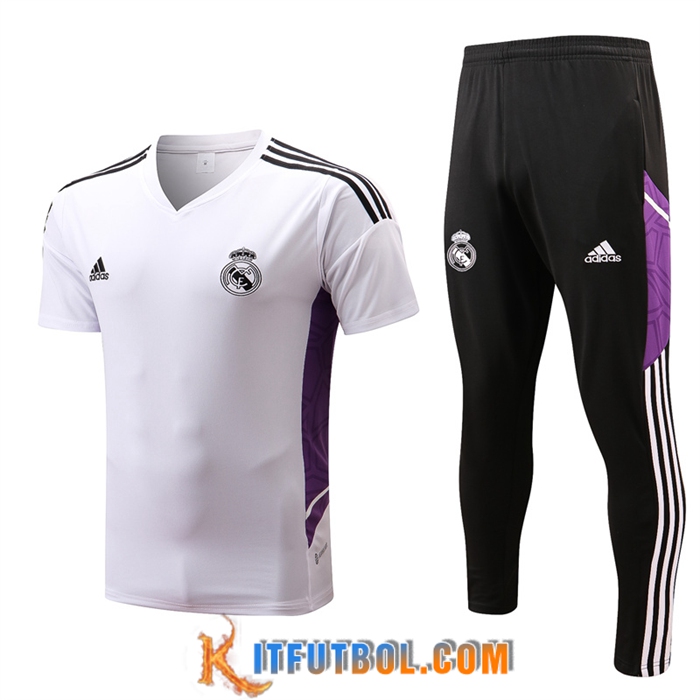Camiseta Entrenamiento + Pantalones Real Madrid Blanco 2022/2023
