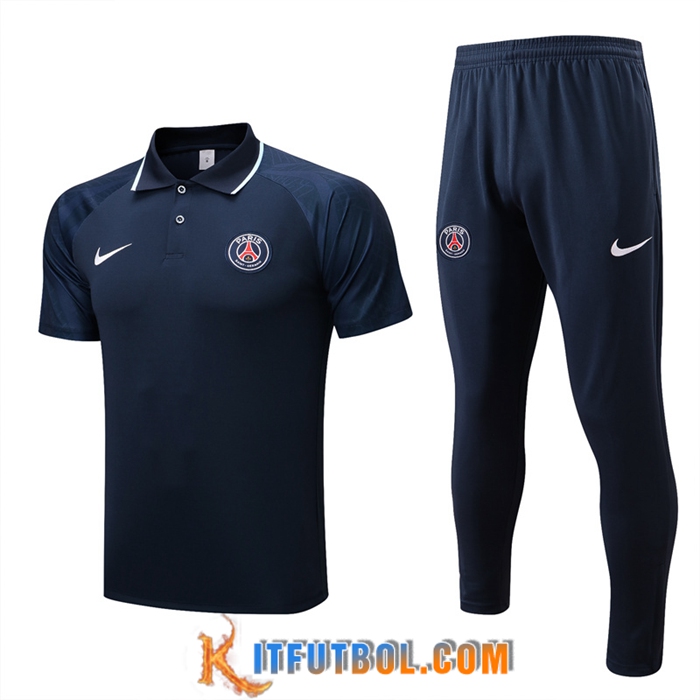 Camiseta Polo PSG Azul marino 2022/2023