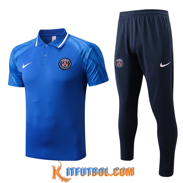 Camiseta Polo PSG Azul 2022/2023
