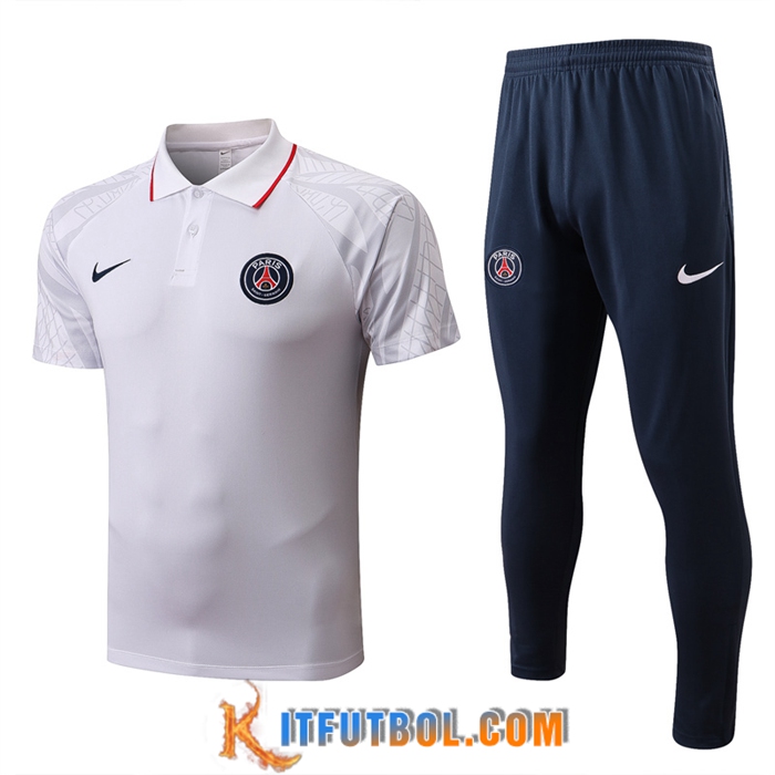 Camiseta Polo PSG Blanco 2022/2023
