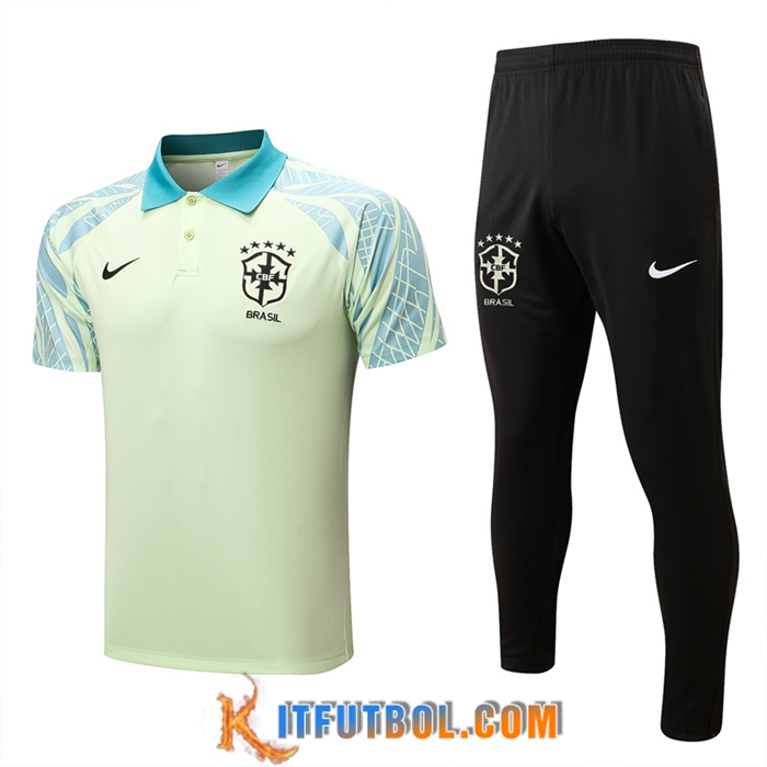Camiseta Polo Brasil Verde 2022/2023