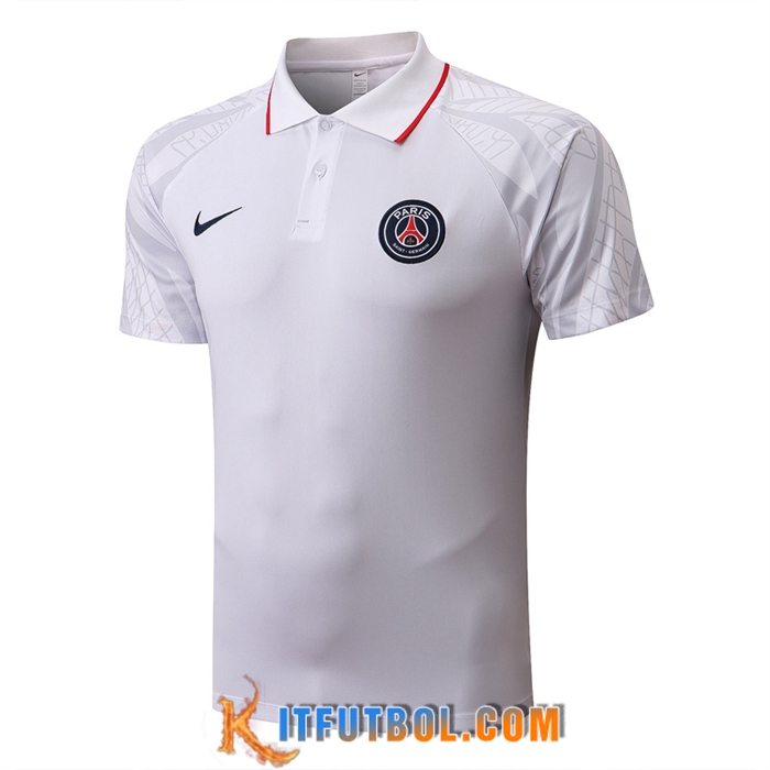 Camiseta Polo PSG Blanco 2022/2023