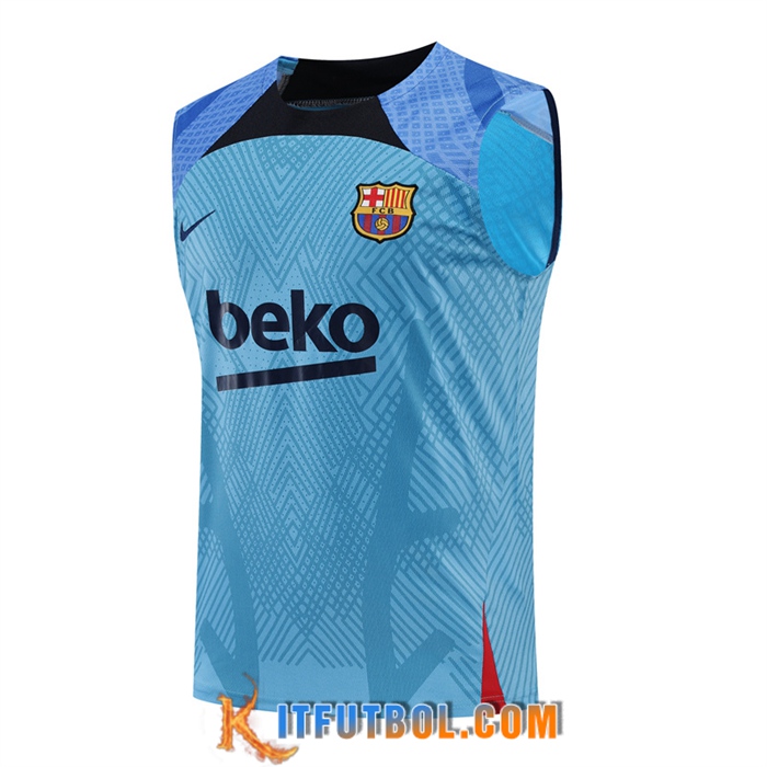 Camiseta Entrenamiento sin mangas FC Barcelona Azul 2022/2023