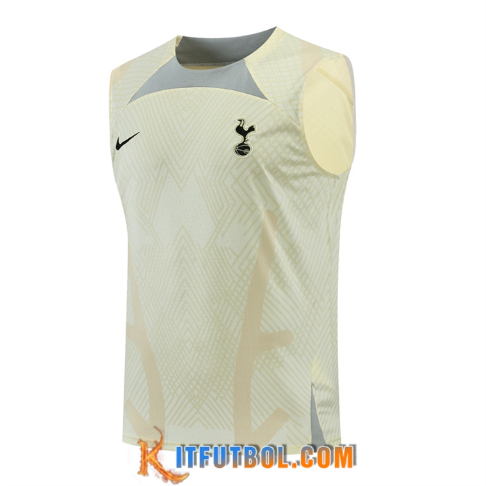 Camiseta Entrenamiento sin mangas Tottenham Hotspur Amarillo 2022/2023