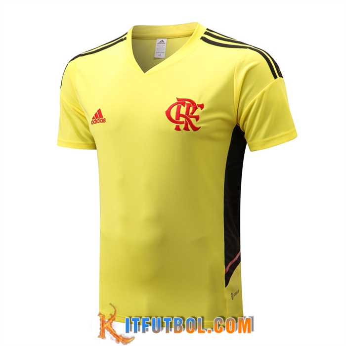 Camiseta Entrenamiento Flamengo Amarillo 2022/2023