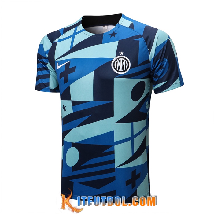 Camiseta Entrenamiento Inter Milan Azul/Verde 2022/2023