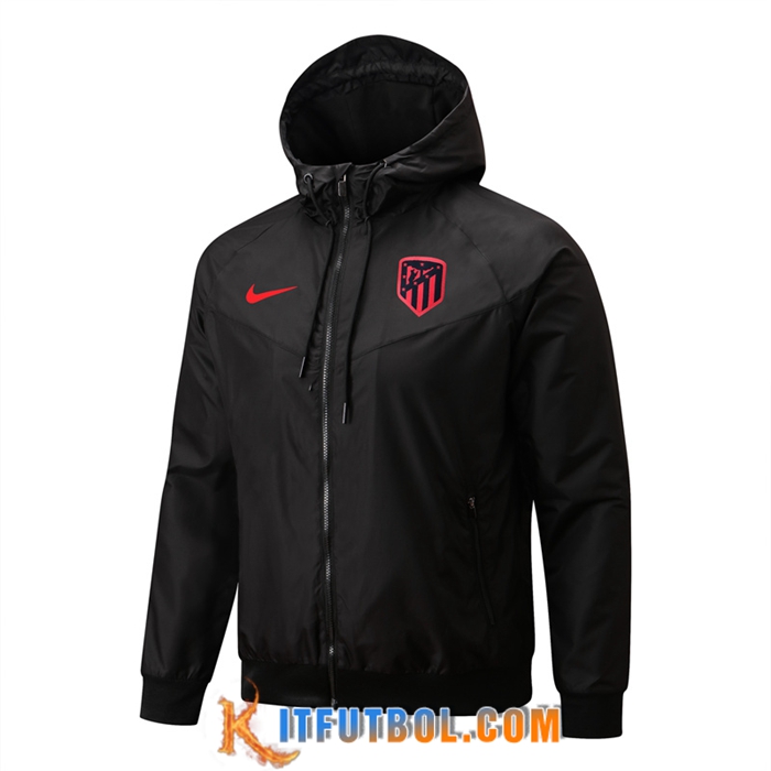 Rompevientos Atletico Madrid Negro 2022/2023