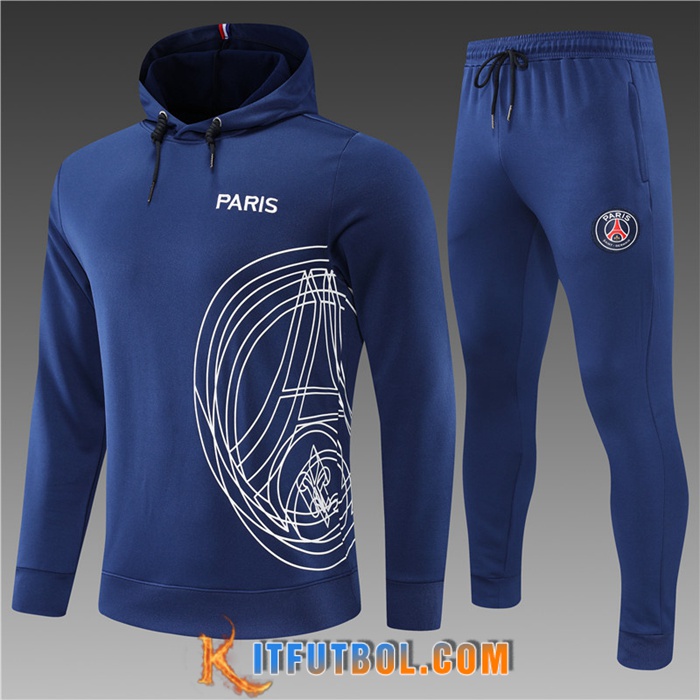 Chaqueta Con Capucha Chandal PSG Ninos Azul 2022/2023