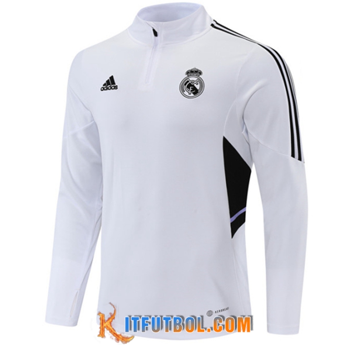 Sudadera De Entrenamiento Real Madrid Blanco 2022/2023