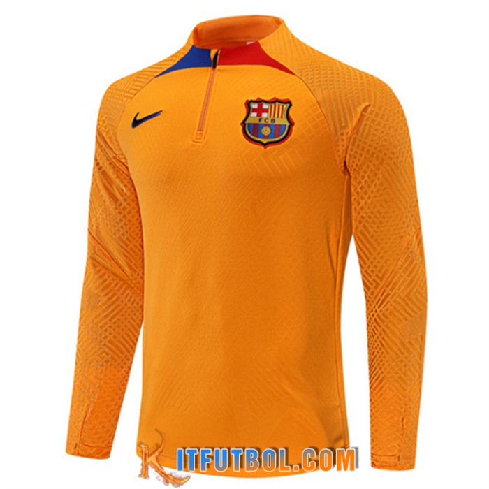 Sudadera De Entrenamiento FC Barcelona Amarillo 2022/2023