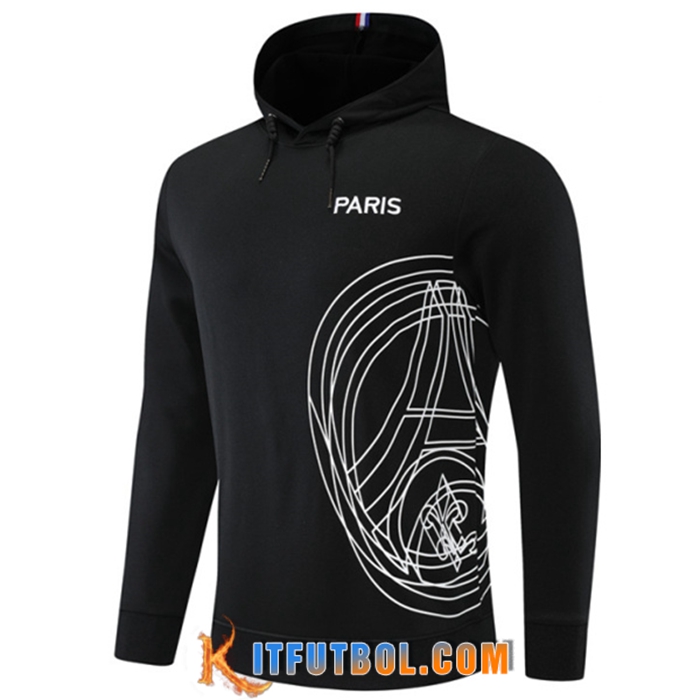 Sudadera De Entrenamiento Capucha PSG Negro 2022/2023