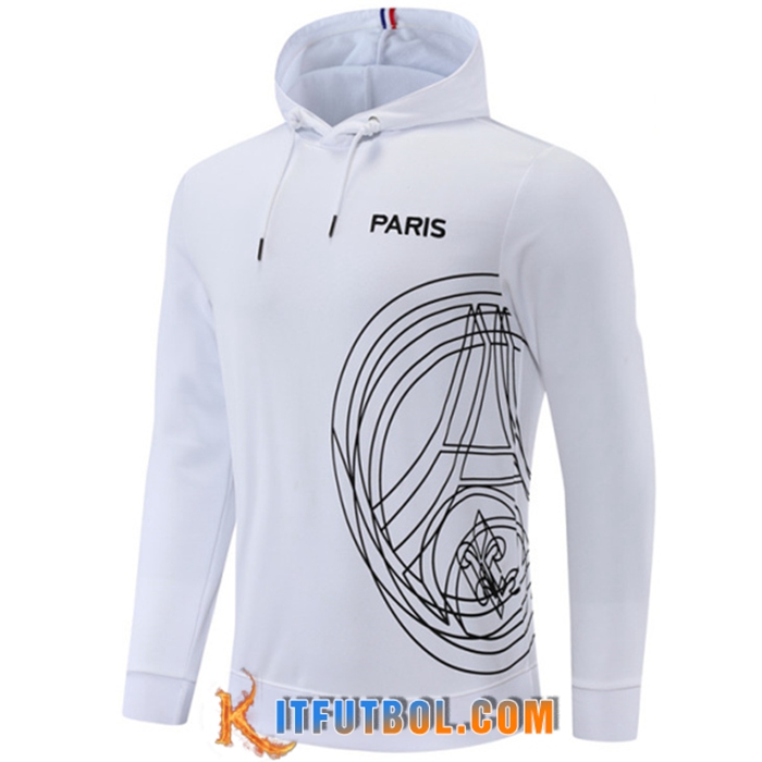 Sudadera De Entrenamiento Capucha PSG Blanco 2022/2023