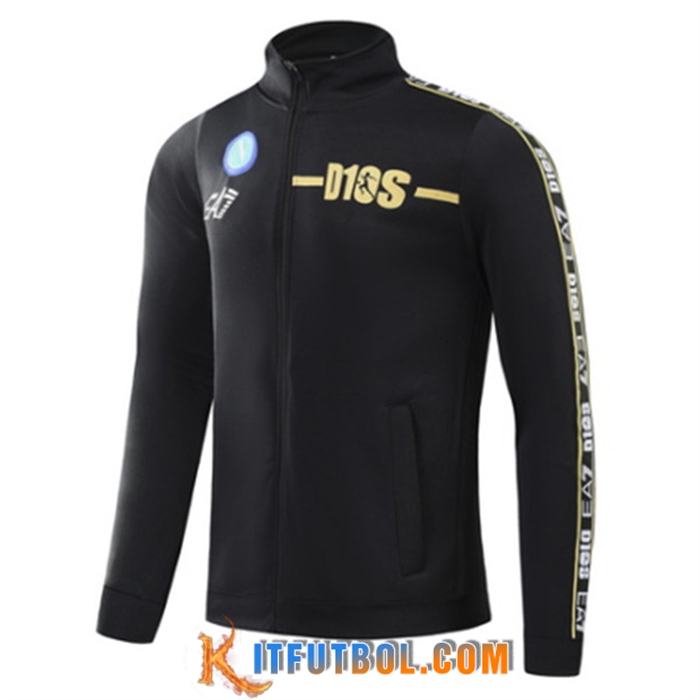 Chaquetas Futbol SSC Napoli Negro 2022/2023