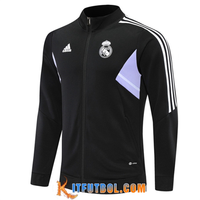 Chaquetas Futbol Real Madrid Negro 2022/2023