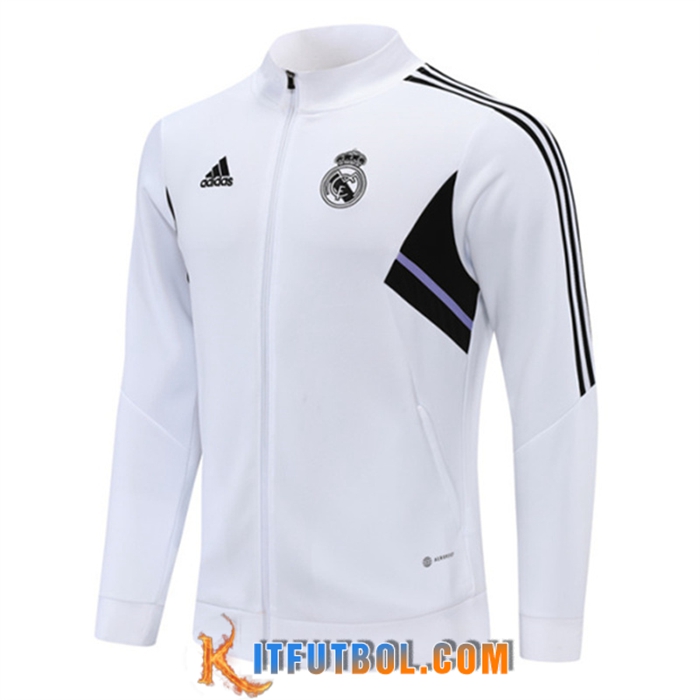 Chaquetas Futbol Real Madrid Blanco 2022/2023