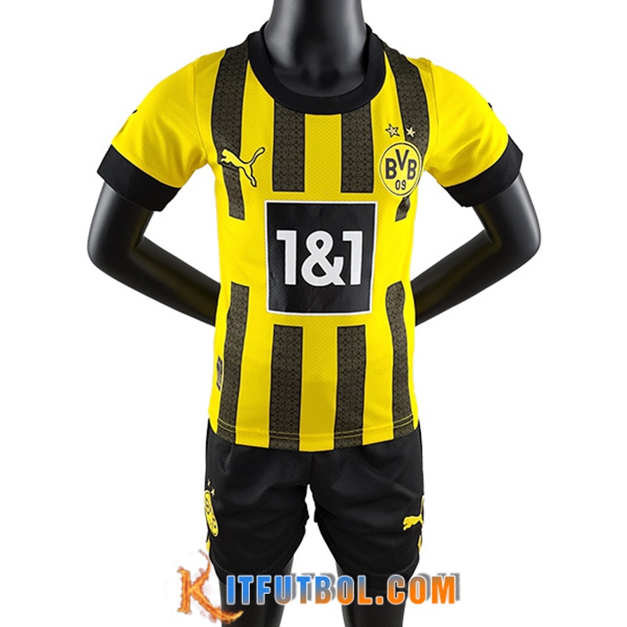 Camisetas De Futbol Dortmund Ninos Primera 2022/2023
