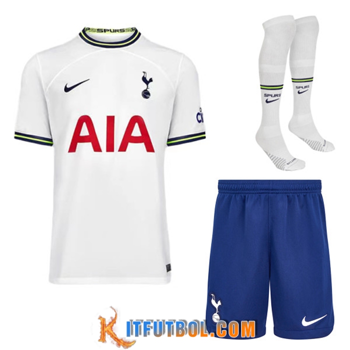 Camisetas De Futbol Tottenham Hotspurs Primera (Cortos + Calcetines) 2022/2023