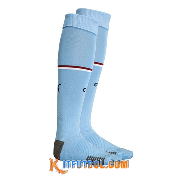 Calcetines De Futbol Manchester City Primera 2022/2023