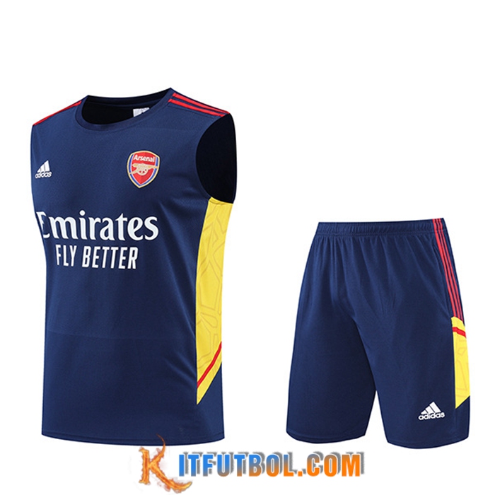 Chalecos De Futbol + Cortos Arsenal Azul marino 2022/2023