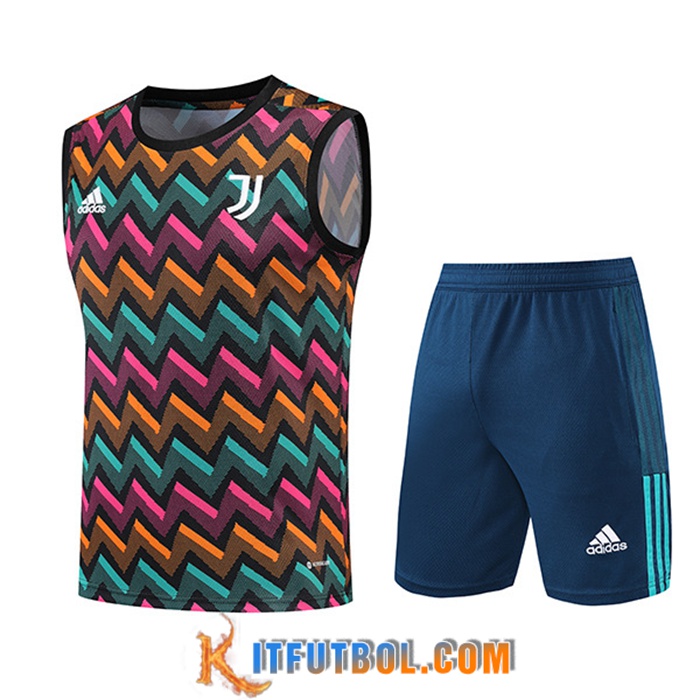 Chalecos De Futbol + Cortos Juventus Clair/Naranja/Rosa 2022/2023