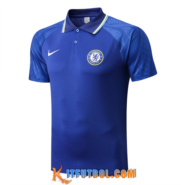 Camiseta Polo FC Chelsea Azul 2022/2023