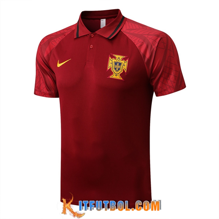 Camiseta Polo Portugal Rojo 2022/2023