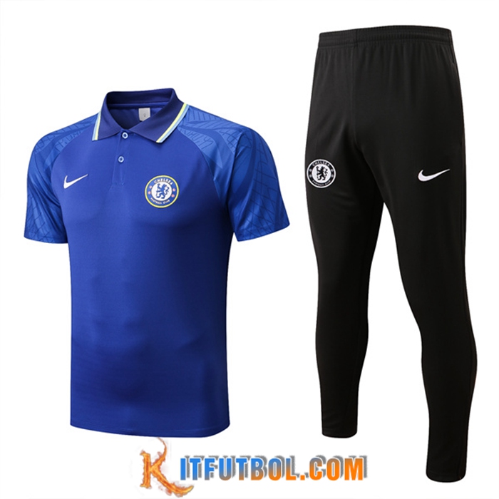 Camiseta Polo FC Chelsea Azul 2022/2023