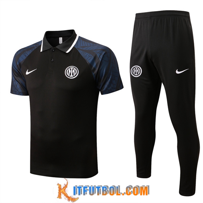 Camiseta Polo Inter Milan Negro 2022/2023