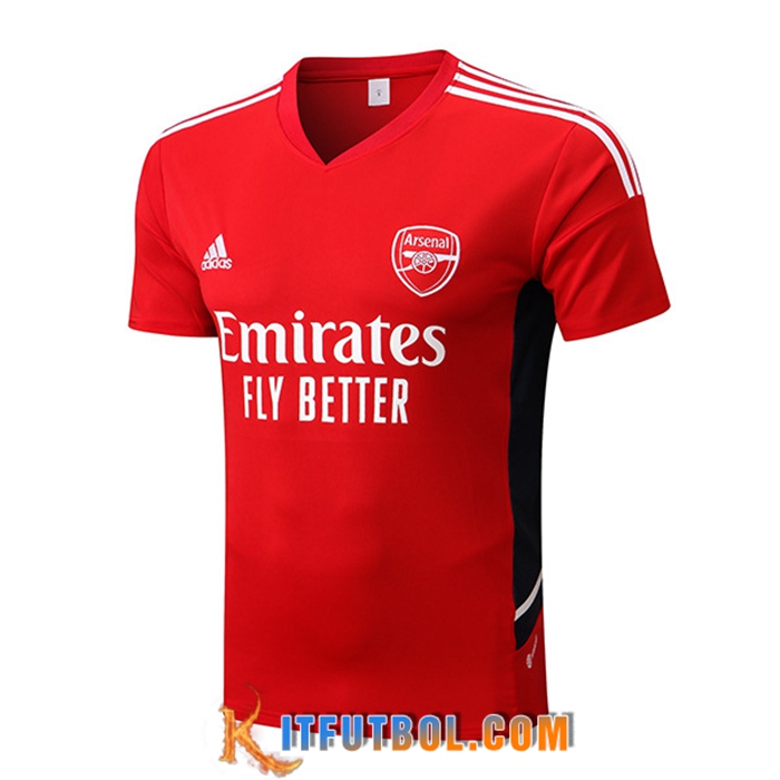 Camiseta Entrenamiento Arsenal Rojo 2022/2023