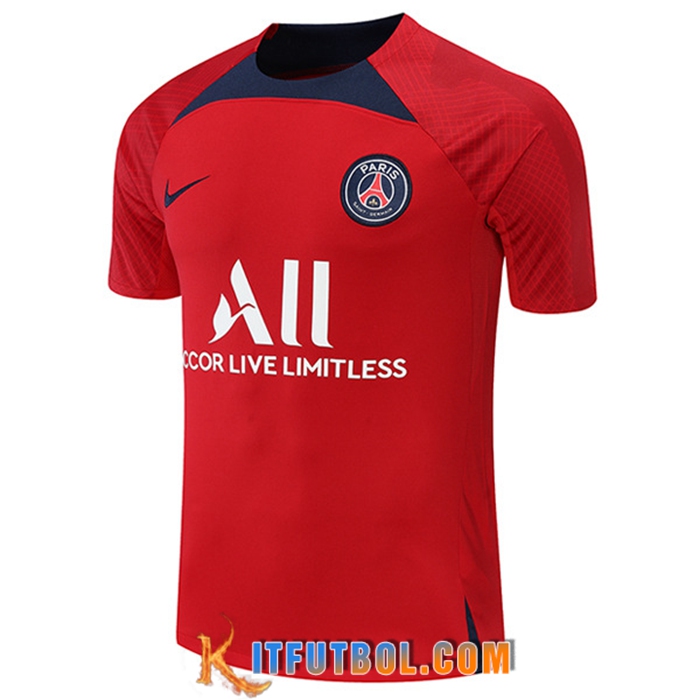 Camiseta Entrenamiento PSG Rojo 2022/2023