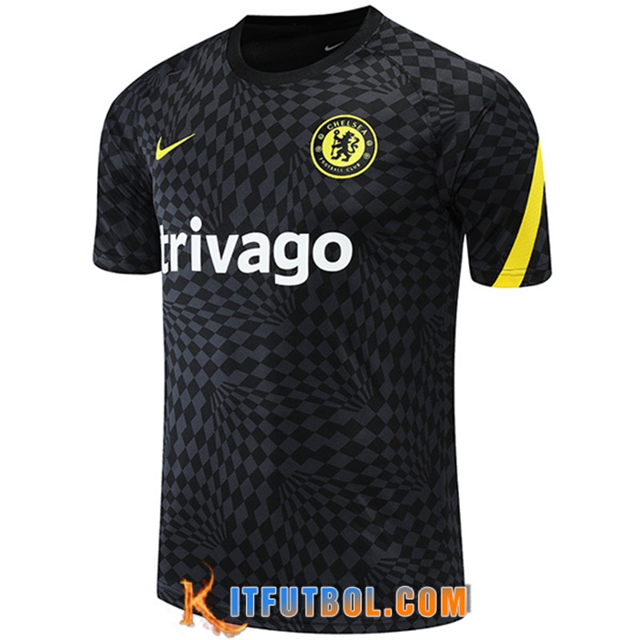 Camiseta Entrenamiento FC Chelsea Negro 2022/2023