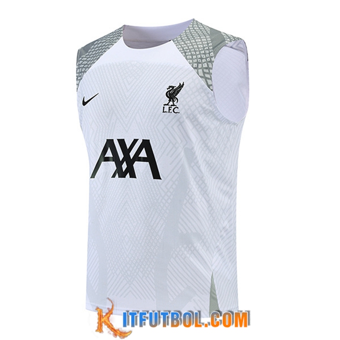 Chalecos De Futbol FC Liverpool Blanco 2022/2023