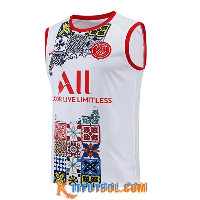 Chalecos De Futbol Jordan PSG Rojo 2022/2023