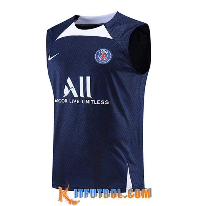 Chalecos De Futbol PSG Azul marino/Blanco 2022/2023