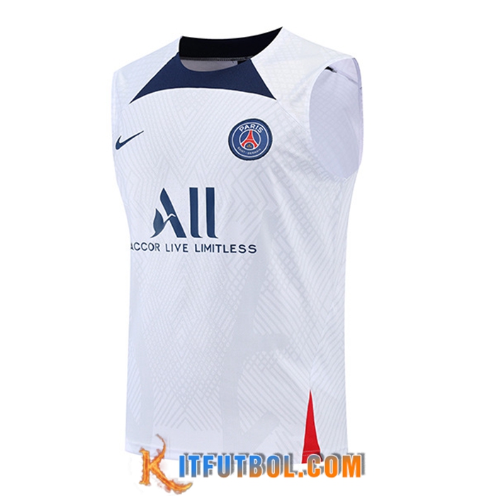 Chalecos De Futbol PSG Azul/Blanco 2022/2023