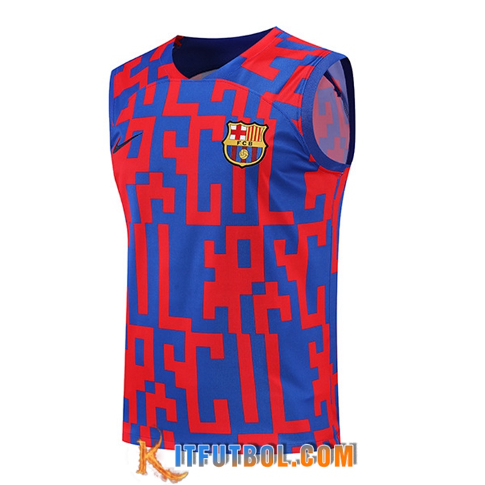 Chalecos De Futbol FC Barcelona Rojo/Azul 2022/2023