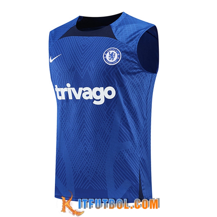 Chalecos De Futbol FC Chelsea Azul/Negro 2022/2023